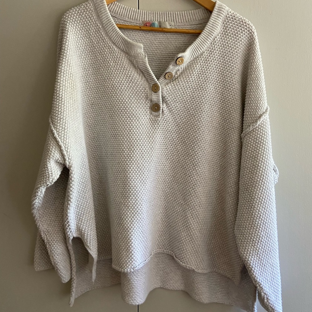 Free People Hailee Sweater Grey